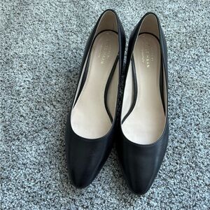 Cole Haan Black Leather Heels